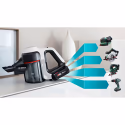 Bosch Unlimited 7 Batterie Sec Sans sac Noir, Argent, Blanc - Vue supplémentaire 7