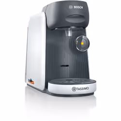 Bosch TAS16B4, Cafetière à dosette, 0,7 L, Capsule de café, 1400 W, Gris, Blanc