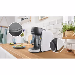Bosch TAS16B4 machine à café Entièrement automatique Cafetière à dosette 0,7 L