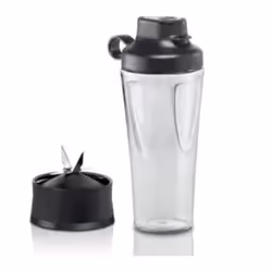 Bosch MMZBTK1B, Bouteille pour blender, Noir, Transparent, VitaPower Serie 4, Serie 2 & OptiMUM Serie 8., 367 g, 110 mm, 124  ...
