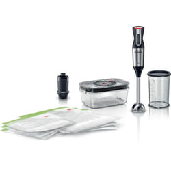 Bosch MSM6S20B 0,6 L Mélangeur par immersion 1000 W Noir, Argent