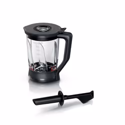Bosch MUZ9MX2, 1,5 L, Noir, Transparent, Plastique, Acier inoxydable, OptiMUM, VitaPower Series 4, 2,03 kg, 2,4 kg