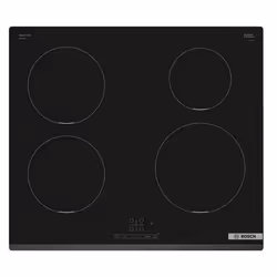 Bosch Serie 4 PIE631BB5E, Noir, Intégré, 60 cm, Plaque avec zone à induction, Verre-céramique, 4 zone(s)