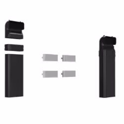 Bosch HEZ9VDKE1, Kit de montage pour hotte, Noir, Plastique, Bosch