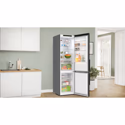 Bosch Serie 4 KGN39VXCT réfrigérateur-congélateur Pose libre 363 L C Gris - Vue supplémentaire 8