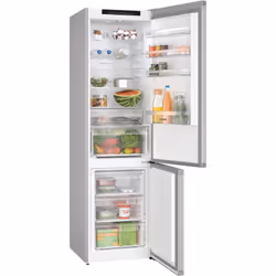 Bosch Serie 4 KGN392LCF réfrigérateur-congélateur Pose libre 363 L C Acier inoxydable