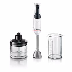 Bosch Serie 4 MSM4W220, Mélangeur par immersion, 0,6 L, 1,4 m, 600 W, Blanc