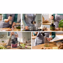 Bosch Serie 6 MSM6M610 blender Mélangeur par immersion 1000 W Noir, Acier inoxydable - Vue supplémentaire 12