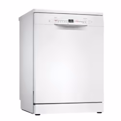 Bosch Serie 2 SMS2HMW03E, Pose libre, Taille maximum (60 cm), Blanc, Noir, Boutons, LED