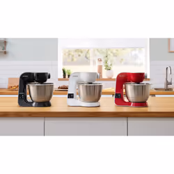 Bosch Serie 4 MUM5X720 robot de cuisine 1000 W 3,9 L Rouge, Argent Balances intégrées - Vue supplémentaire 11