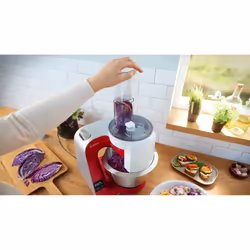 Bosch Serie 4 MUM5X720 robot de cuisine 1000 W 3,9 L Rouge, Argent Balances intégrées - Vue supplémentaire 9