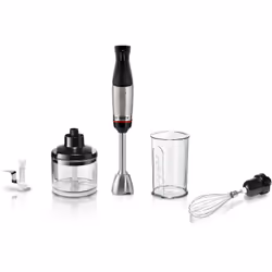 Bosch Serie 6 MSM6M622, Mixeur de cuisine, 0,6 L, 1,4 m, 1000 W, Noir, Acier inoxydable