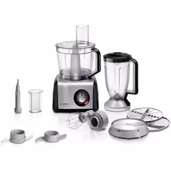Bosch MC812M814, 3,9 L, Noir, Acier inoxydable, Transparent, Rotatif, 1,1 m, Plastique, 1250 W