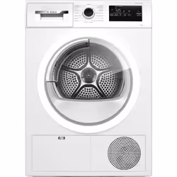 Bosch Serie 4 WTH85V17II, Pose libre, Charge avant, Pompe à chaleur, Blanc, Rotatif, Tactile, Droite