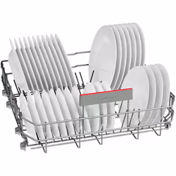 Bosch Serie 4 SMS4EMI01E, Pose libre, Taille maximum (60 cm), Acier inoxydable, Argent, Boutons, 1,75 m