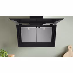 Bosch Serie 6 DWK81AN60 hotte Montée au mur Noir 432 m³/h A+