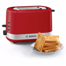 Bosch TAT6A514 grille-pain 2 part(s) 800 W Rouge