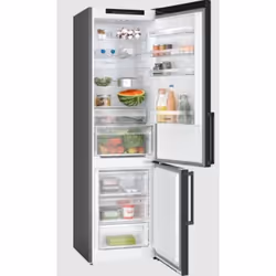 Bosch Serie 4 KGN39OXBT réfrigérateur-congélateur Pose libre 363 L B Noir