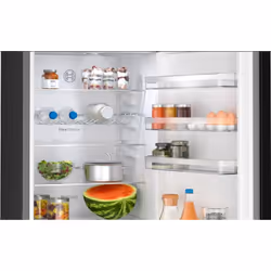 Bosch Serie 4 KGN39OXBT réfrigérateur-congélateur Pose libre 363 L B Noir