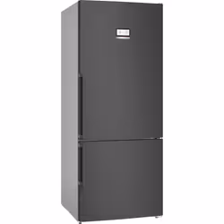 Bosch Serie 6 KGN76AXDR, 406 L, No Frost (réfrigérateur), SN-T, 10 kg/24h, D, Noir