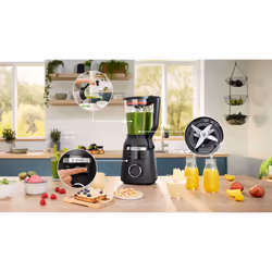 Bosch Serie 6 MMB6652B blender 2 L Mélangeur de table 1800 W Noir - Vue supplémentaire 2