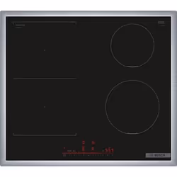 Bosch Serie 6 PVS645HB1E, Noir, Intégré, 60 cm, Plaque avec zone à induction, 4 zone(s), 4 zone(s)