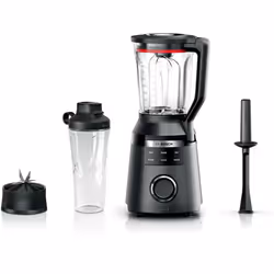 Bosch Serie 6 MMB6654B, Mixeur de cuisine, 2 L, Pileur de glace, 0,1 m, 1800 W, Noir