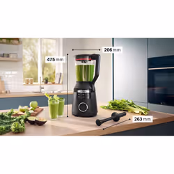 Bosch Serie 6 MMB6654B blender 2 L Mixeur de cuisine 1800 W Noir