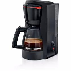 Bosch TKA2M113, Machine à café filtre, 1,25 L, Café moulu, Noir