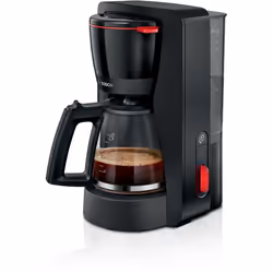 Bosch TKA3M133, Machine à café filtre, 1,25 L, Café moulu, 1200 W, Noir