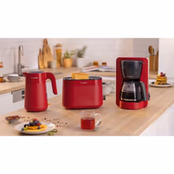 Bosch TKA2M114 Cafetière Filtre 1,25 L 15 Tasses Rouge - Vue supplémentaire 5