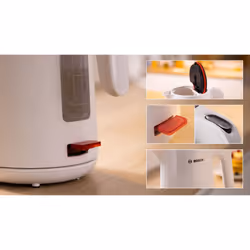 Bosch TWK2M161 bouilloire 1,7 L 2400 W Blanc - Vue supplémentaire 4