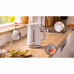 Bosch TWK3M121 bouilloire 1,7 L 2400 W Blanc