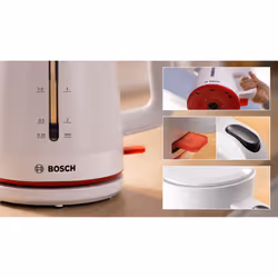 Bosch TWK3M121 bouilloire 1,7 L 2400 W Blanc - Vue supplémentaire 5