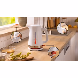 Bosch TWK4M221 bouilloire 1,7 L 2400 W Blanc