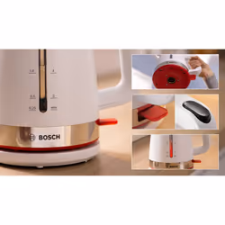 Bosch TWK4M221 bouilloire 1,7 L 2400 W Blanc - Vue supplémentaire 5