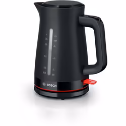 Bosch TWK3M123, 1,7 L, 2400 W, Noir, Indicateur de niveau d'eau, Arrêt de sécurité en cas de surchauffe, Sans fil