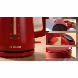Bosch TWK3M124 bouilloire 1,7 L 2400 W Rouge - Vue supplémentaire 6