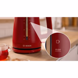 Bosch TWK3M124 bouilloire 1,7 L 2400 W Rouge - Vue supplémentaire 9