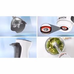 Bosch Serie 4 MSM4W210 blender 0,6 L Mélangeur par immersion 600 W Noir, Blanc - Vue supplémentaire 8