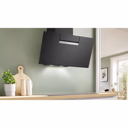 Bosch Serie 4 DWK87FN60 hotte Montée au mur Noir 431 m³/h A+