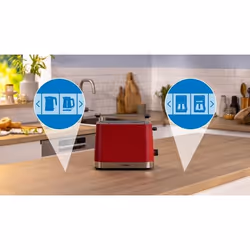 Bosch TAT4M224 grille-pain 2 part(s) 950 W Rouge