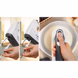 Bosch MFQ37470 mixeur Batteur à main 750 W Noir, Blanc - Vue supplémentaire 4
