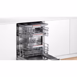 Bosch Serie 4 SMV4ECX21E, Entièrement intégré, Taille maximum (60 cm), Acier inoxydable, Boutons, 1,75 m, 1,65 m