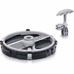 Bosch MUZS68CC, Disque de coupe, Noir, Gris, Bosch MUMS6xxx, MUM9xxx, 400 g, 45 mm, 180 mm