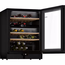 Bosch Serie 6 KWK16ABGB refroidisseur à vin Refroidisseur de vin compresseur Pose libre Noir 44 bouteille(s)