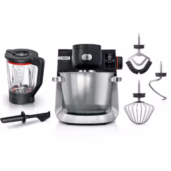 Bosch Serie 6 MUMS6EW00, 5,5 L, Noir, Acier inoxydable, Rotatif, 3,5 kg, 3,5 kg, 1,1 m