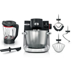 Bosch Serie 6 MUMS6EW00 robot de cuisine 1600 W 5,5 L Noir, Acier inoxydable