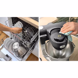 Bosch Serie 6 MUMS6ZS34 robot de cuisine 1600 W 5,5 L Noir, Acier inoxydable