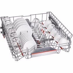 Bosch Serie 6 SMV6EDX00E, Entièrement intégré, Taille maximum (60 cm), Acier inoxydable, Tactile, 1,75 m, 1,65 m